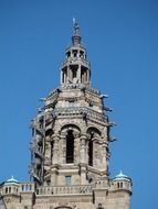 Beautiful Saint Kilian's Church at blue sky background