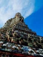 Culture temple of buddhism religion in Thailand