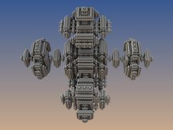 fractal image of the temple