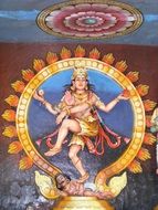 painting of shiva goddess