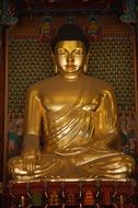 gold buddha statue asia