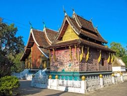 small buddhist temple in asia