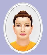 clipart of the buddhist portrait