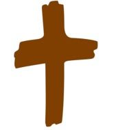 clipart of the brown cross symbol