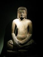 picture of buddha statue in a museum