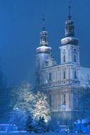 winter church