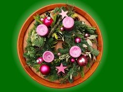 advent wreath for christmas