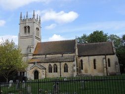 church medieval tower