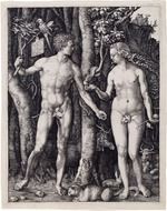 adam and eve, drawing by albrecht dÃ¼rer