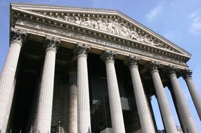 church with columns in paris