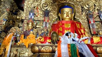 picture of buddhism monastery in Tibet