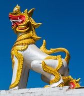 statue of a mythical creature in northern Thailan