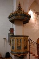 pulpit in church st franziskus