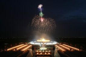 picture of celebration in phra dhammakaya