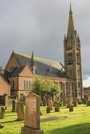 church gothic graveyard