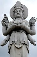 sculpture of the goddess in india