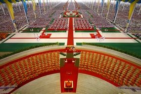 buddhists meditate, thailand