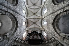 church ceiling in france