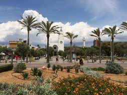 church in city, spain, balearic islands