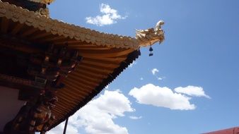 monastery side in tibet