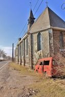 abandoned church building