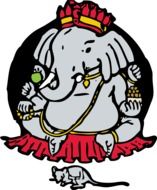 graphic image of the god of elephants