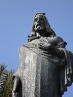 jesus stone statue