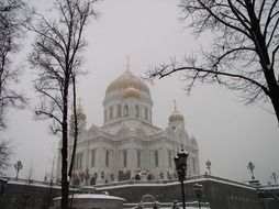 winter cathedral Moscow