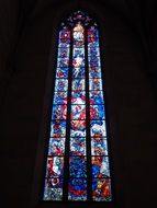 stained glass of church window