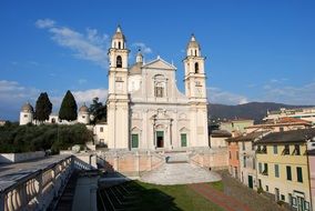 Blackboard church in Italy