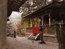 old buddhist temple, japan