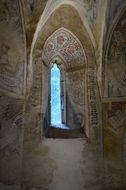 window in a medieval cathedral