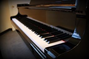 piano is in a communion church