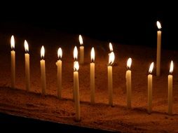 Photo of Lighting Church candles