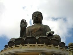 lotus buddha statue