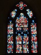 stained glass large church window