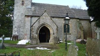 Historical church and cemetery