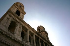 The bell tower of Saint Sulpice in Paris