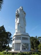 Christ the hill, statue at top of building, Brazil, uniÃ£o da vitÃ³ria