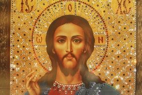 christ religion face drawing