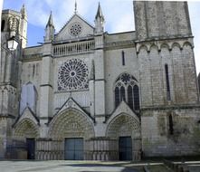 the facade of the Cathedral is French