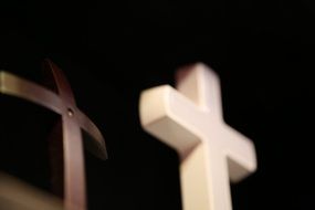 cross christian jesus black background