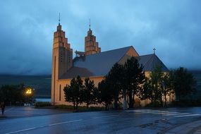 akureyri church, iceland