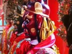 Statues in a temple in Taiwan