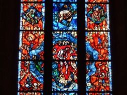 colorful and large church window