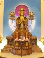Golden Buddha statue
