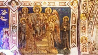 church painting drawing