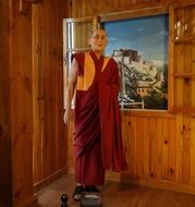 statue of the dalai lama in india