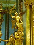 gold sculpture of St. Petersburg church