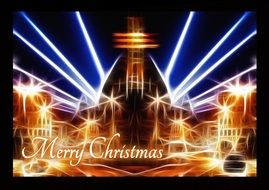 Christmas time lights sparkle